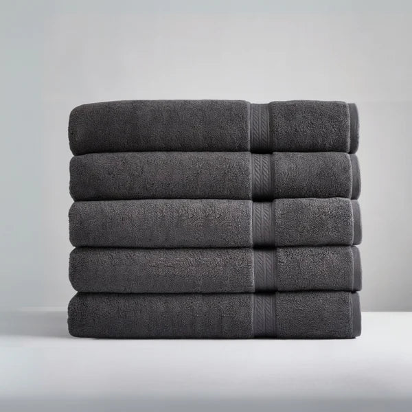 Bomullsmoln - Familjeset Badhanddukar 5 pack